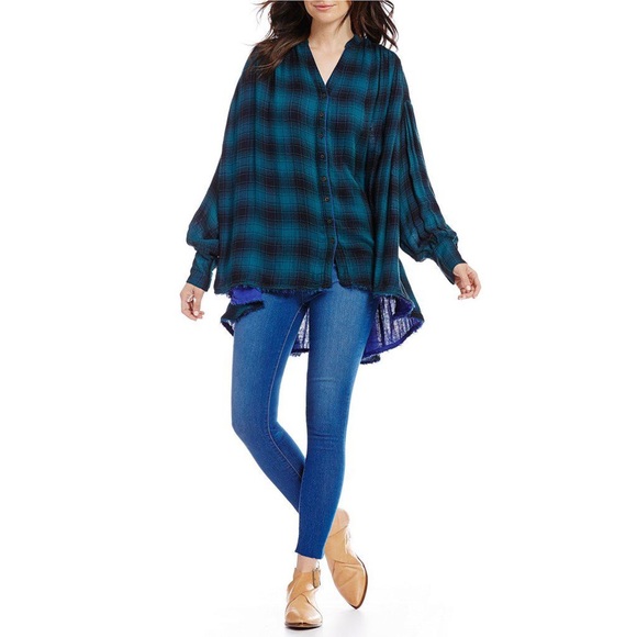 Free People Tops - NEW {Free People} Come On Over Plaid Top, $108.00